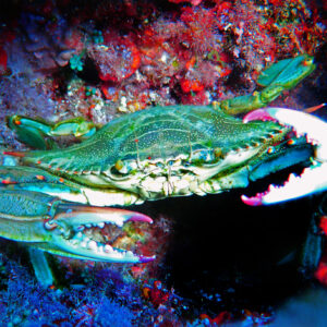 Blue Crab Postcard