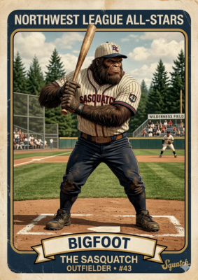 Bigfoot Baseball Card