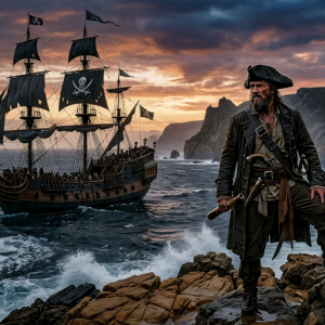 Pirate with Ship