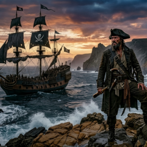 Pirate with Ship