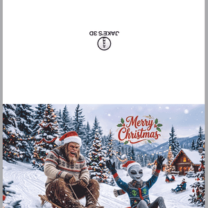Alternative view of Bigfoot Alien Sledding