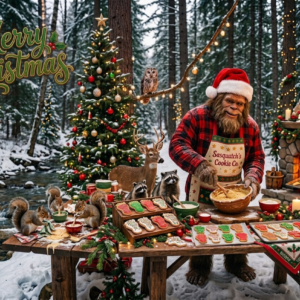 Bigfoot Christmas Cookies